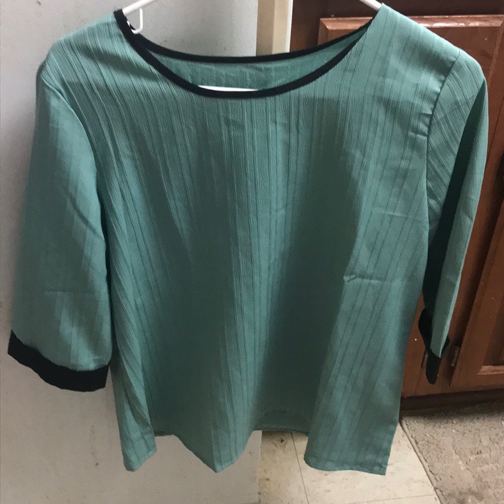 Green shirt